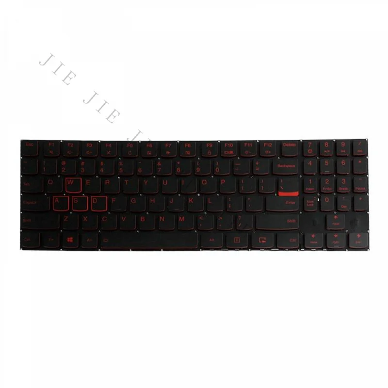 US Layout Backlit Laptop Replacement Keyboard For Lenovo Legion Y520 Y520-15IKB With Backlight Internal Notebook Keyboard Black