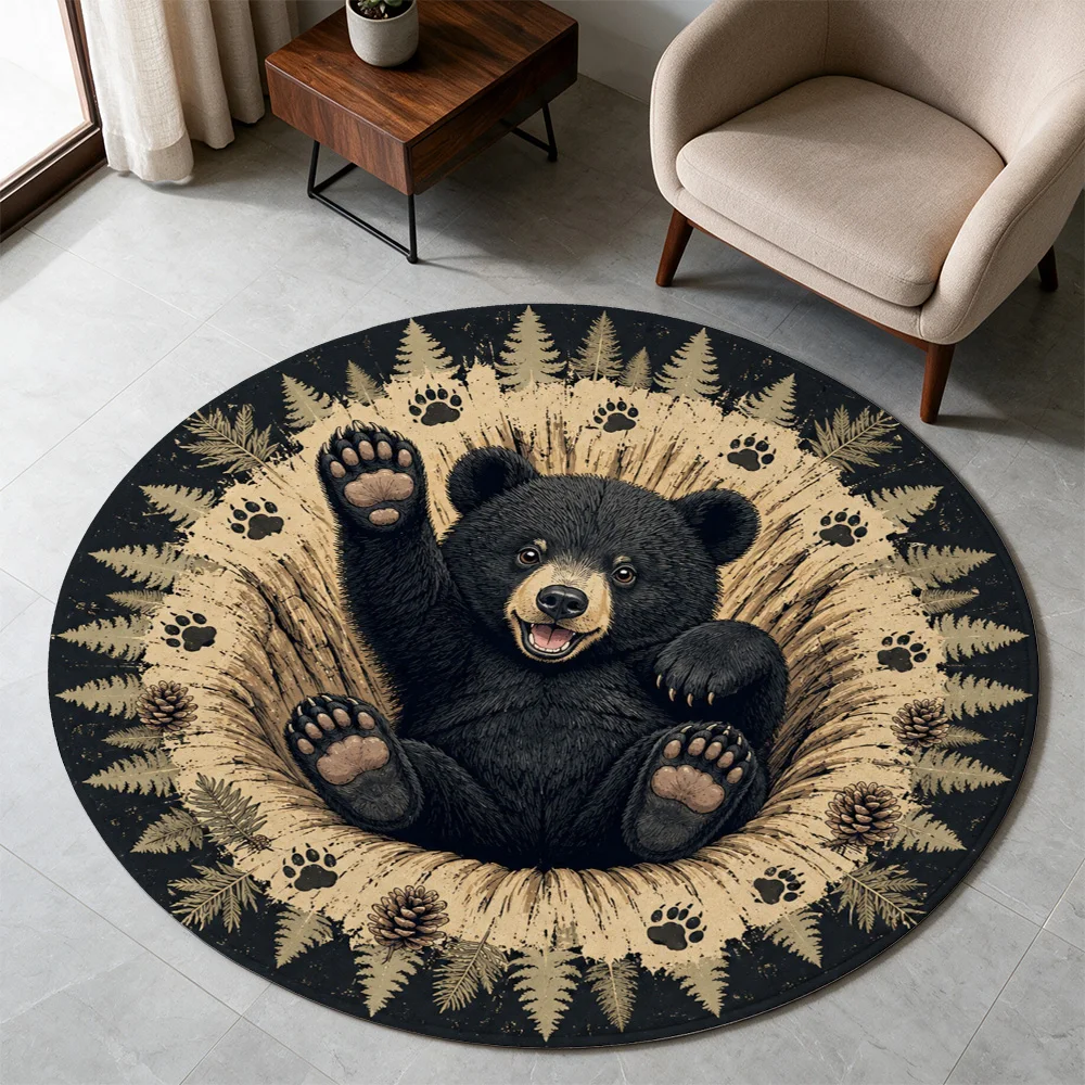 tapete-de-area-com-estampa-de-patas-de-familia-de-ursos-pretos-fofos-para-quarto-de-bebe-tapete-de-brincar-para-criancas-decoracao-de-floresta-e-mata