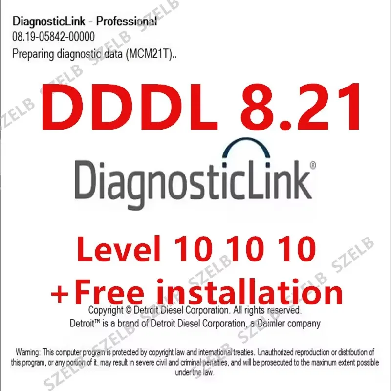 Detroit Diesel Diagnostic Link 8.13,8.21SP1 DDDL -Pro Level 10+ GRAYED Parameters Support +Troubleshooting