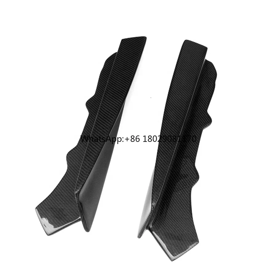 PSM Style Bumper Diffuser For BMW F80 F82 M3 M4 2014-2018 4 Sets Carbon Fibre Rear Diffuser Body Kits