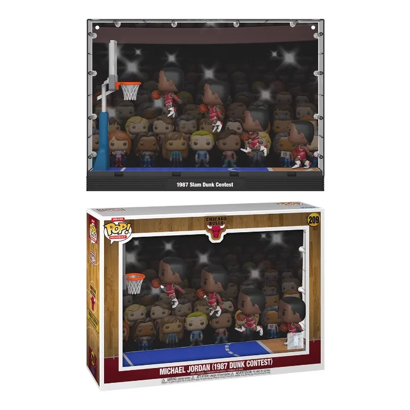 FUNKO POP《NBA Chicago Bulls مايكل جوردان سلام دنك مسابقة》عمل سطح المكتب زينة زخرفية نموذج ألعاب نموذج قابل للجمع #4