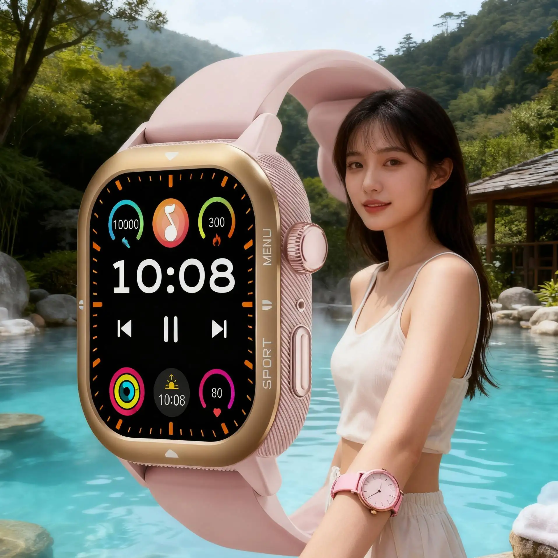 

LEADOYS C30 Smart Watch for Women Music/Camera Controller Customize Watch Face Hot Selling High Quality Reloj Inteligente Hombre