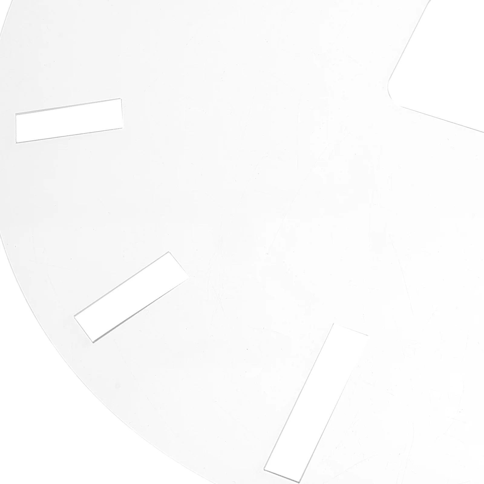 Transparent Acrylic Clock Template for Woodworking Router Stencils DIY Inlay Guide Wall Clock Dial Decor Projects