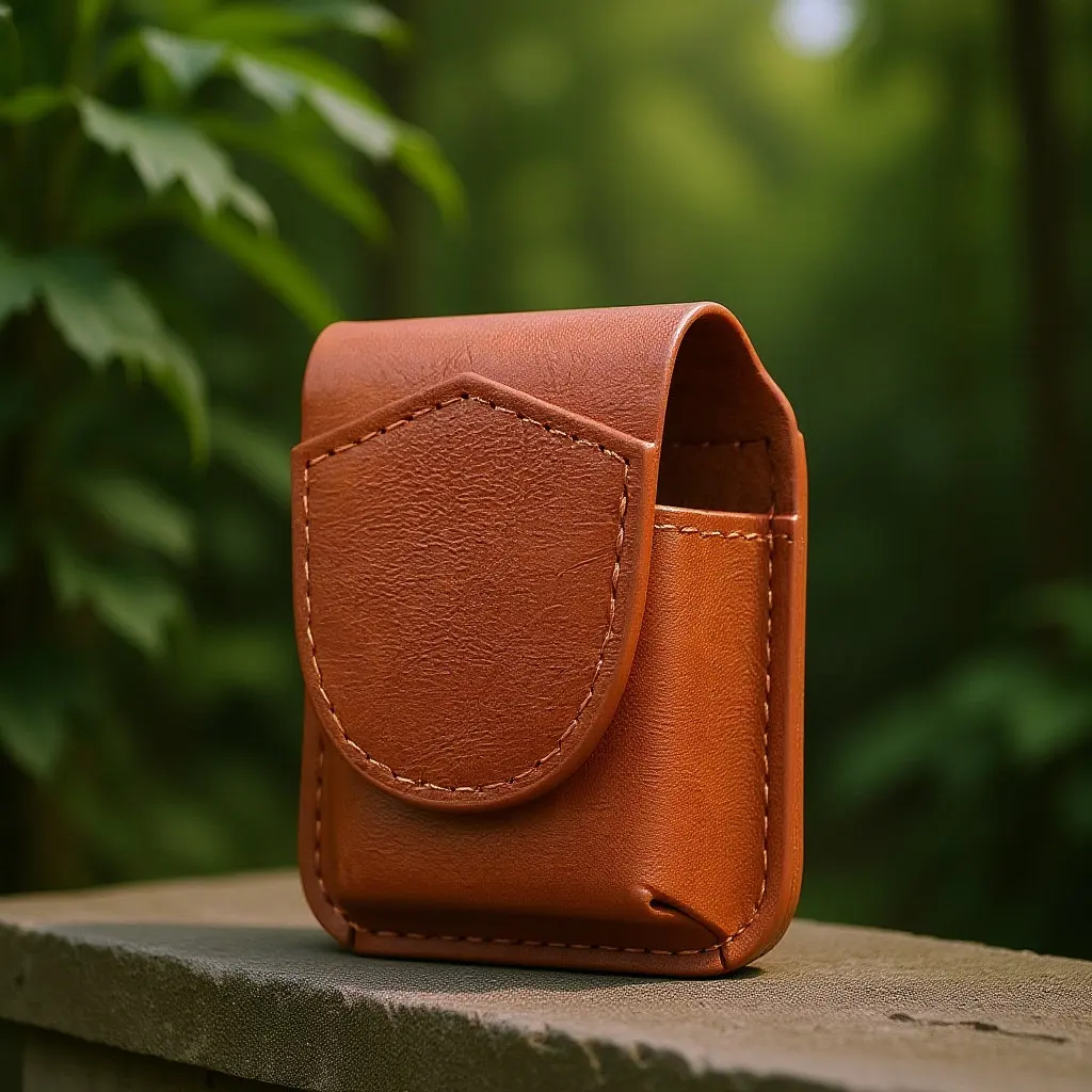 Lighters Cigarette and Holder Bag Car Cover Case Brown Sleeve Accessories