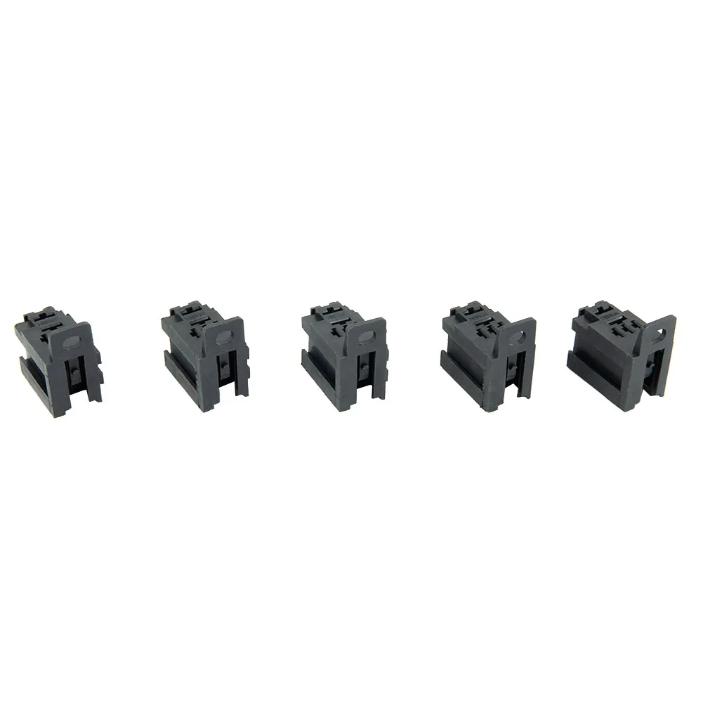 Heavy Duty Car Automotive Relay Socket, 5pcs 12V24V 60AMP 5Pin, Ensures Smooth On/Off Operations, Copper Terminals