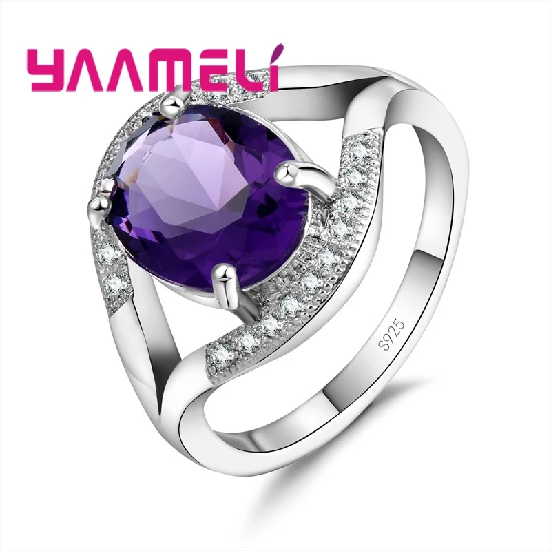 925 Sterling Silver Generous Noble Simple Style Colorful Round Stone Mosaic Cross Geometry Pattern Valentine\'s Day Love
