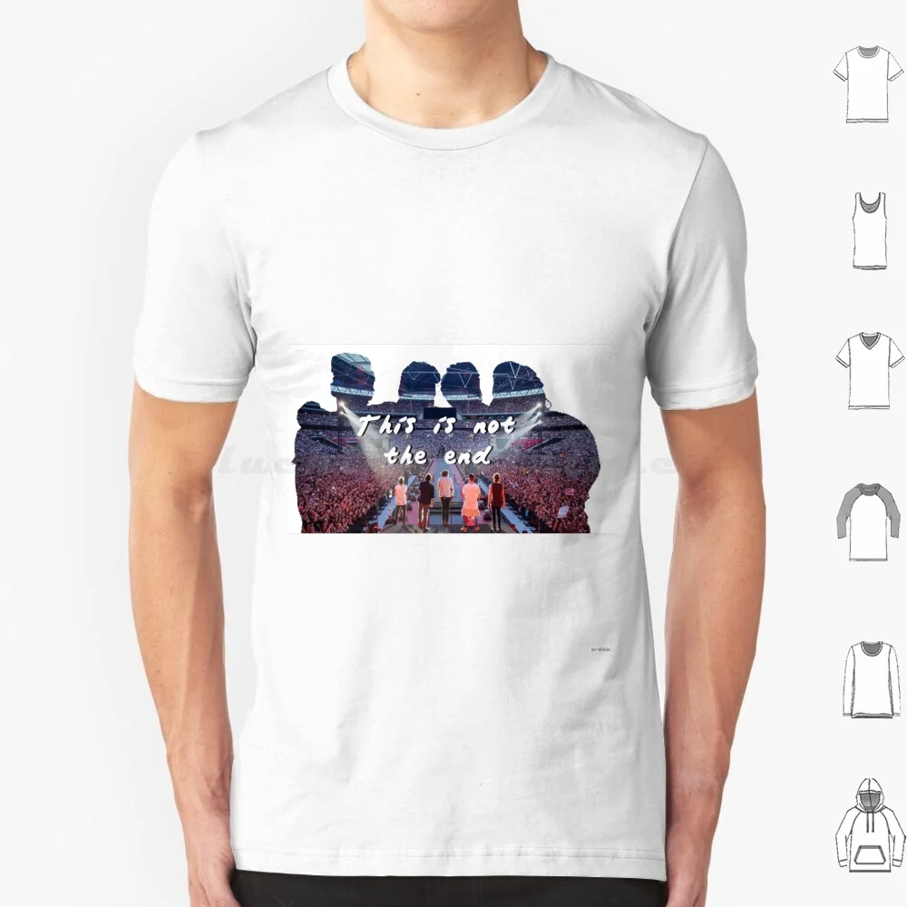 تي شيرت هذا ليس النهاية مقاس كبير 100% قطن تاريخ Otra X Factor Liam Payne Niall Horan Mitam صنع في الم #1
