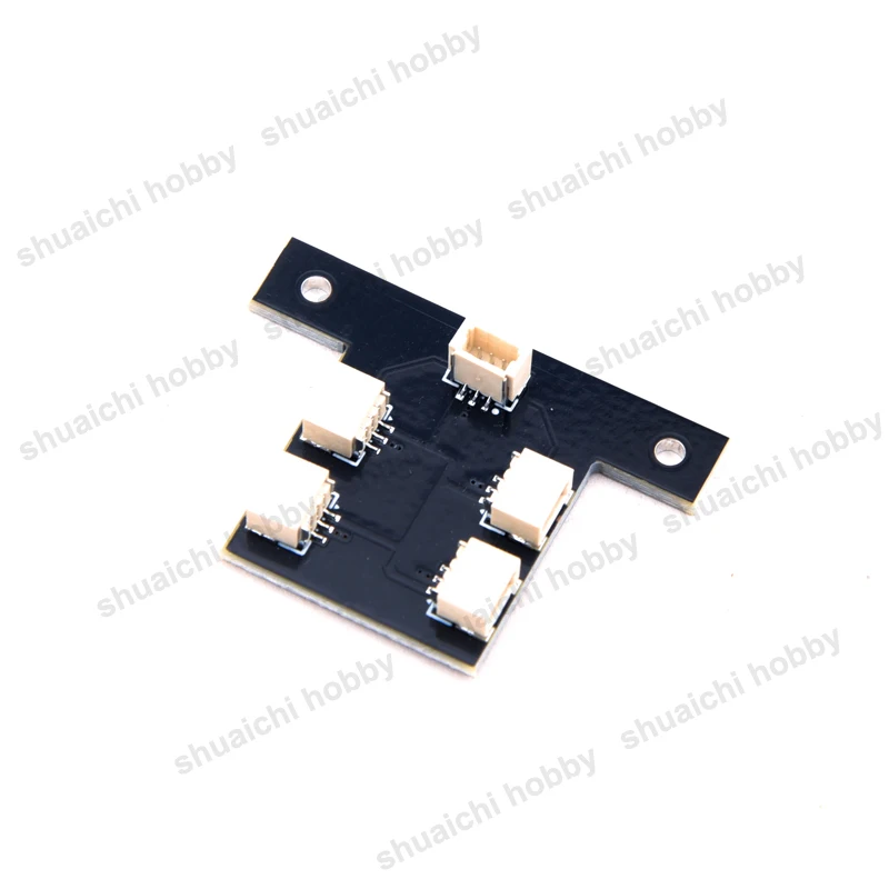 1PCS 4-Channel SH1.0 Plug Parallel Module Navigation Light 1 to 4 Splitter 3Pin Port Extension Board for FPV Drone Accessories