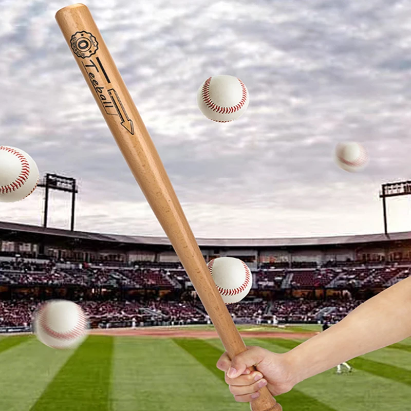 54Cm Classic Wooden Baseball Bat for Baseball Training Home Self Defense Baseball Bat for Youth Kids Teenagers Adult