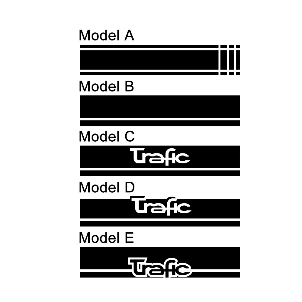 Van Hood Stickers For Renault Trafic 3 2 MK1 Car Bonnet Graphics Stripes Decor Decal Camper Vinyl Cover Auto Tuning Accessories view 5