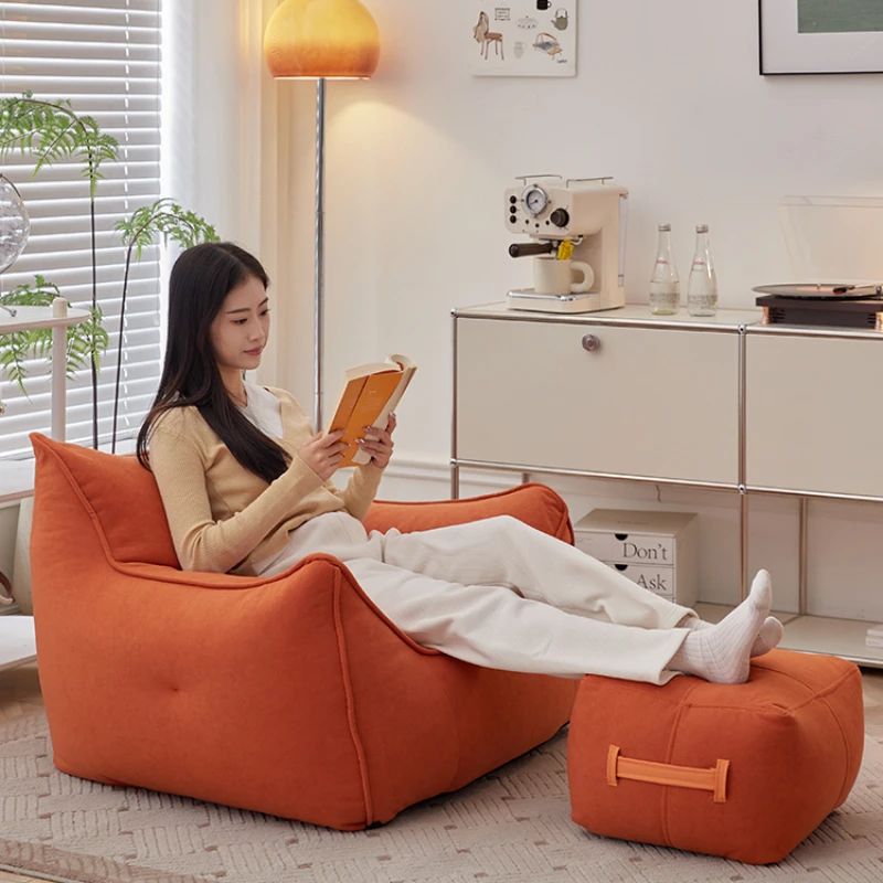 Bean Bag Sofas Chair Sofa Korea Living Room Beanbag Relaxing Mini Modern Bags Floor Furniture Chairs Frameless Romantic Adult image 5