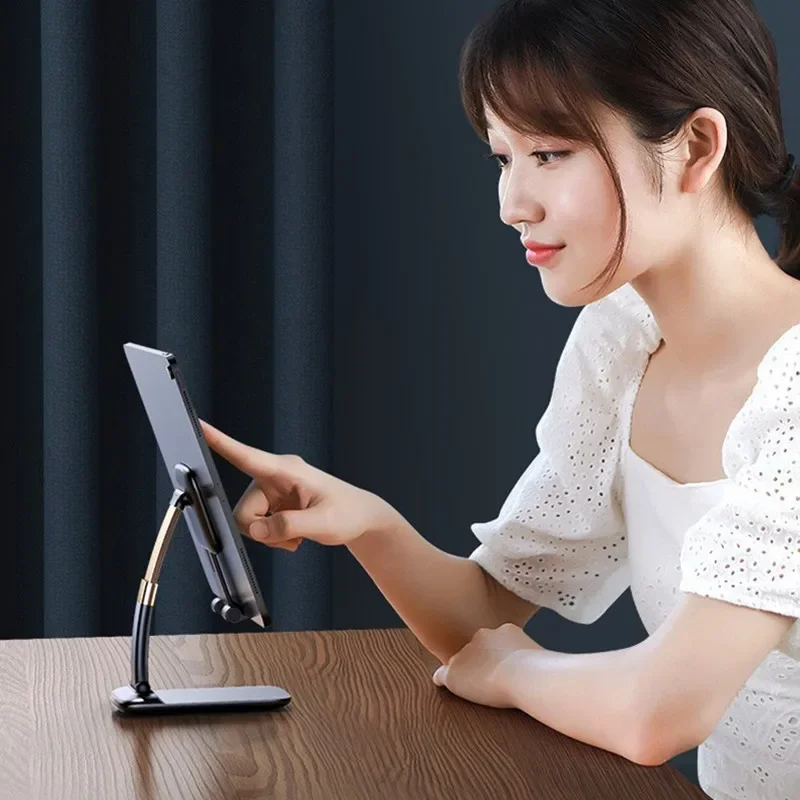 Freely Adjustable Bracket for Mobile Phone Tablet PC MP4 MP5 Portable Folding Telescopic Lifting Desktop Spin Non Slip Mat Stand