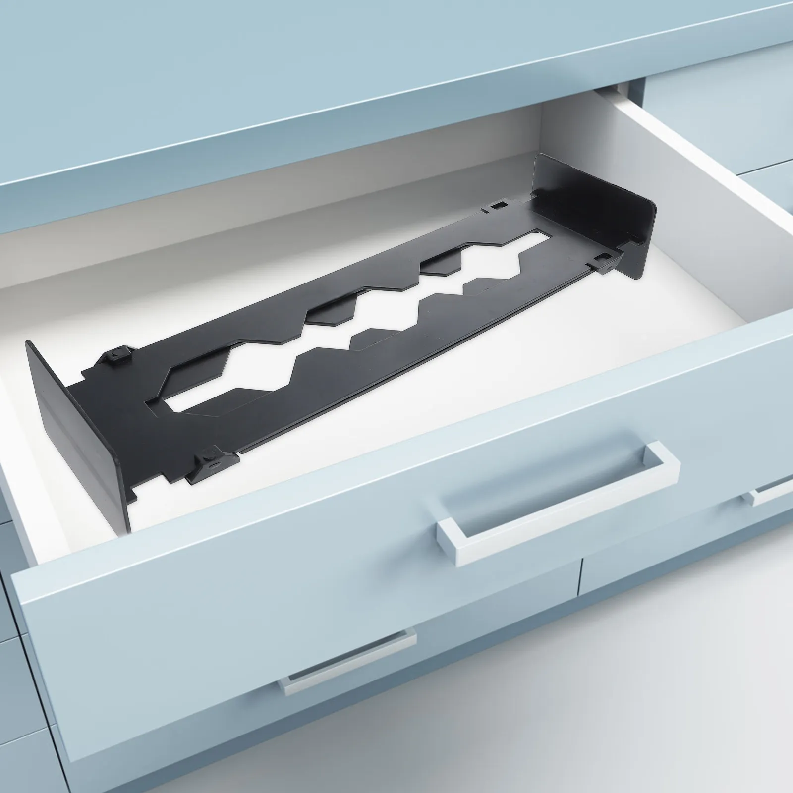 

Retractable Drawer Divider 32-55Cm Expandable Storage Organizer for Kitchen Bathroom Closet Space Saving Adjustable Divider