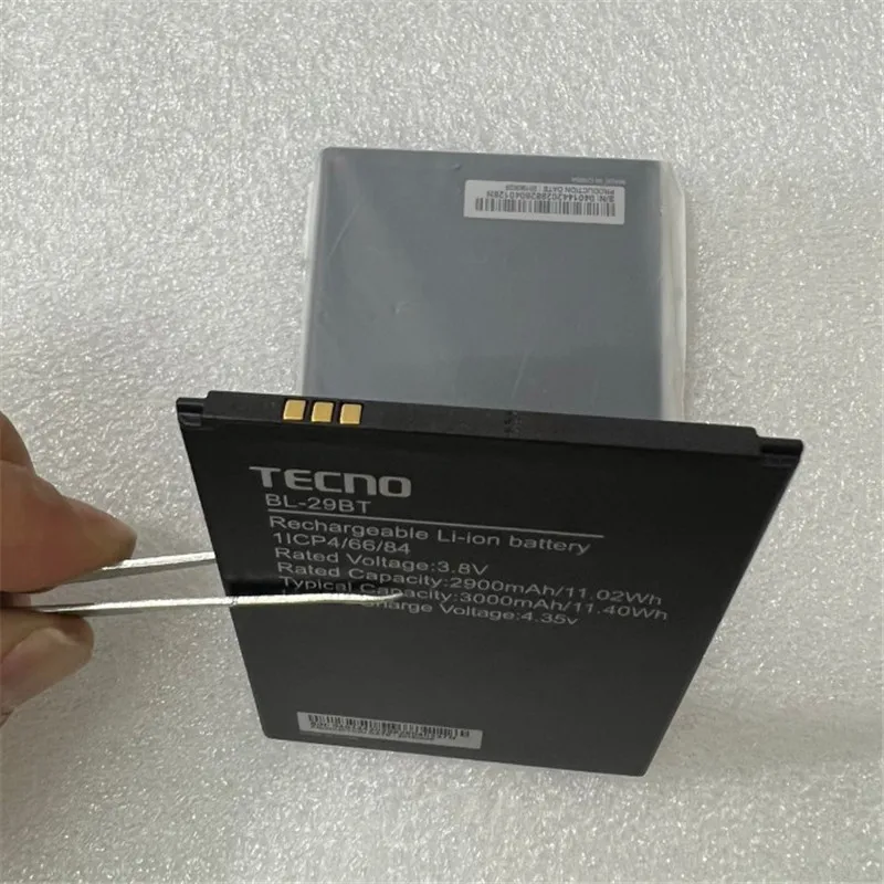 

In Stock new production date for TECNO BL-29BT battery 2900mAh Tracking Number 4 Air KC1 KC1J for TECNO Spark Go battery