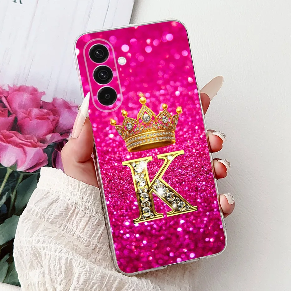 For Samsung Galaxy A05s Case SM-A057F New Crown Letters Cover Soft Silicone Case For Samsung A05s A 05 Galaxy A05 4G Funda Coque