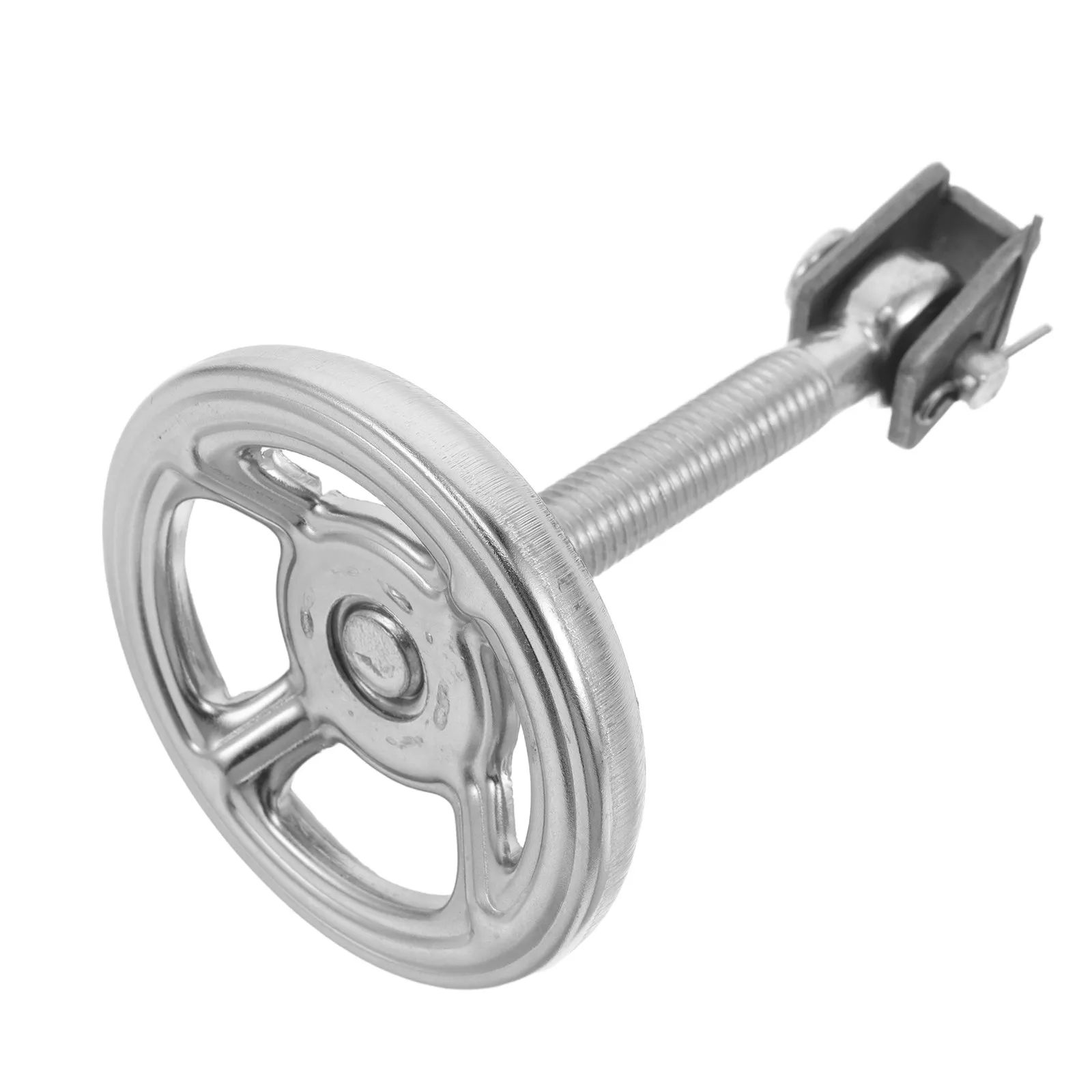 1Set Fireplace Hand Wheel Carbon Steel Knob Precise Pressure Control for Wood Stove Heating Boiler Replacement Spare Parts