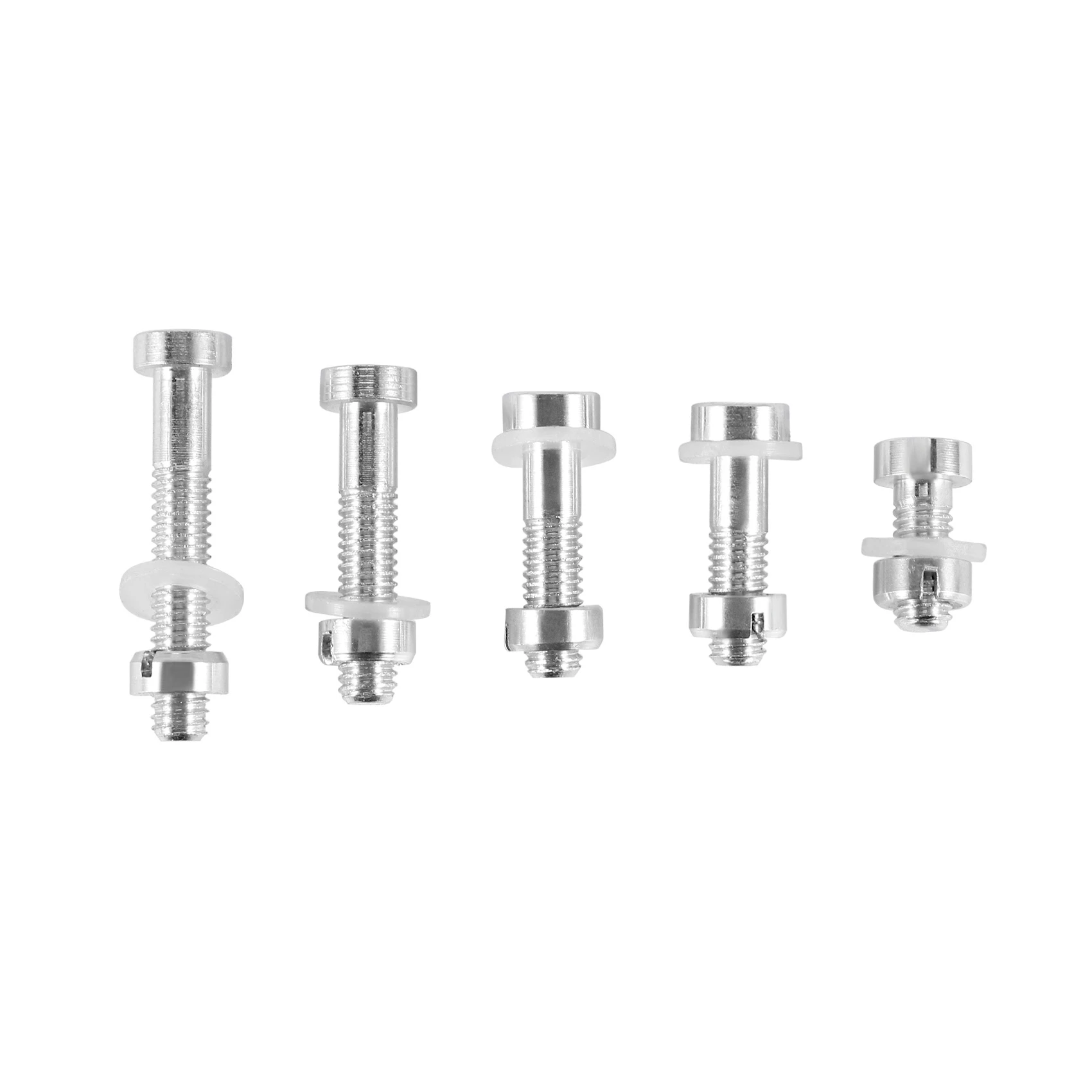 5Pcs M2.5 Screws Bolt Nut Washers Set Turntable Headshell Stylus Mounting Vinyl LP Record Player