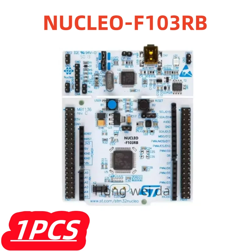 1Pcs/lot 100% New NUCLEO-F103RB STM32 NUCLEO STM32F1 STM32F103 STM32 Board with Embedded ST-LINK Original