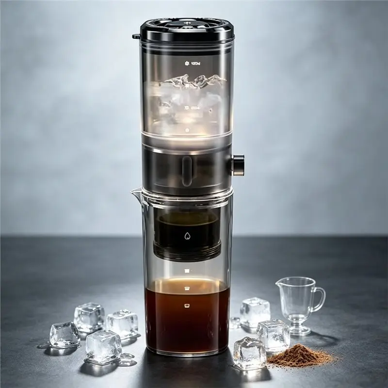 TKOH-Cold Brew For Coffee Making Maker, Drip For Coffee Maker, Pour-Over Iced Brew Pot, For Coffee Brewing