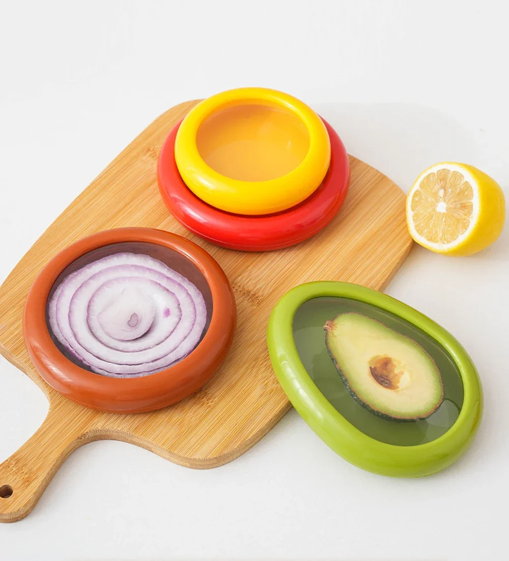 صندوق تخزين طازج محكم الغلق وقابل لإعادة الاستخدام للطعام والفواكه والخضروات، أدوات المطبخ سهلة التنظيف #3