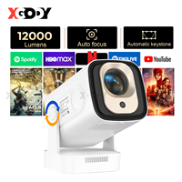 XGODY 4K HD Real 1080P 350ANSI Smart Projector with Android TV, HD Movie Projector, WiFi 6 Bluetooth 5.0 Portable Home Theater
