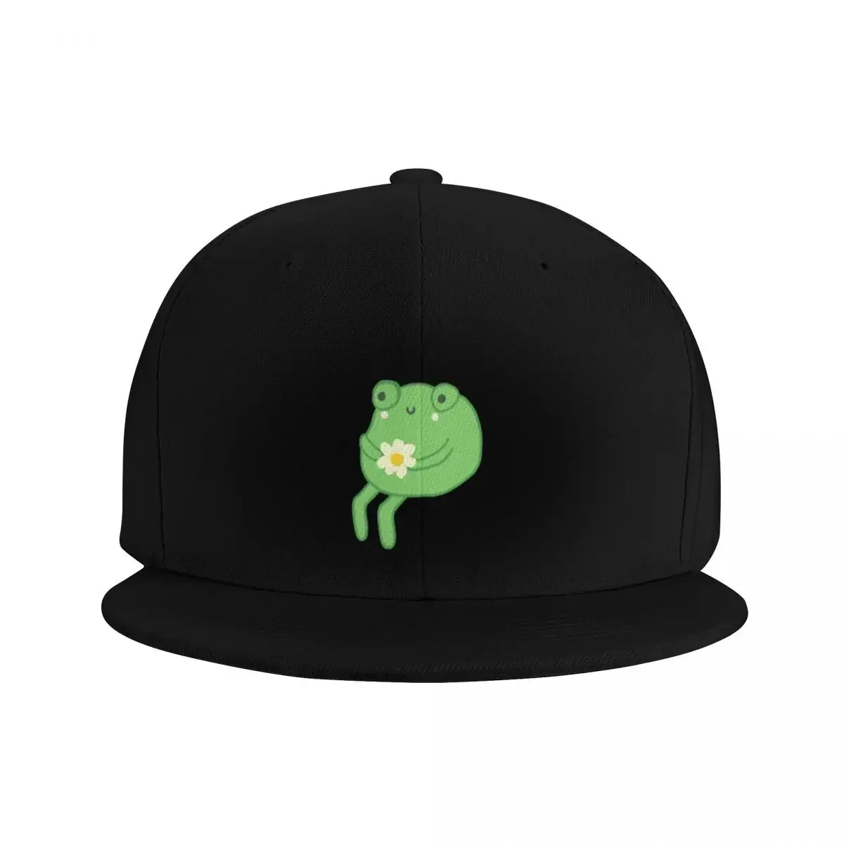 2026 Frog Birthday Cake Meme - Cute Cottagecore Aesthetic Frog - Depressed Frogge -Toad Sitting With Flower - Funny Sad Baseball