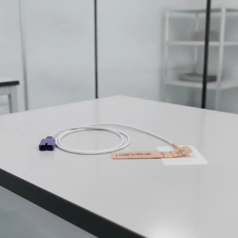 1 Stück MAX-A MAX-P Typ 9-Pin Einweg-SpO2-Sensor mit Oximax SpO2-Sonde für Erwachsene, Kinder, Säuglinge und Neugeborene für Nellcor – Detail 9