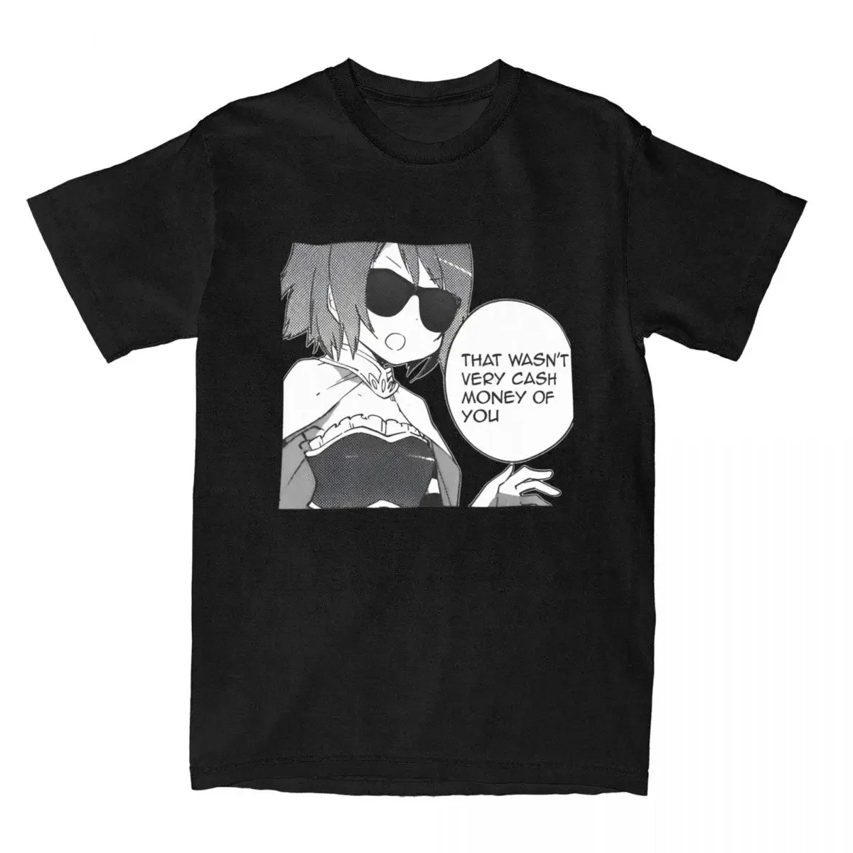 Funny Cash Money Madoka Magica Anime T Shirt Men Women's Pure Cotton Tees Shirt Original Clothing