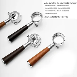 Breville Double Spout Filter 54MM Stainless Steel Coffee Portafilter With 2 Cup Basket For Breville Sage 870/875/878/880 Handle