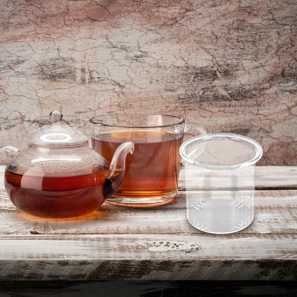 

Detachable Glass Tea Infuser Strong Design Easy Clean Loose Leaf Strainer Ideal for Coffee Herbs Fruit Tea Brewing