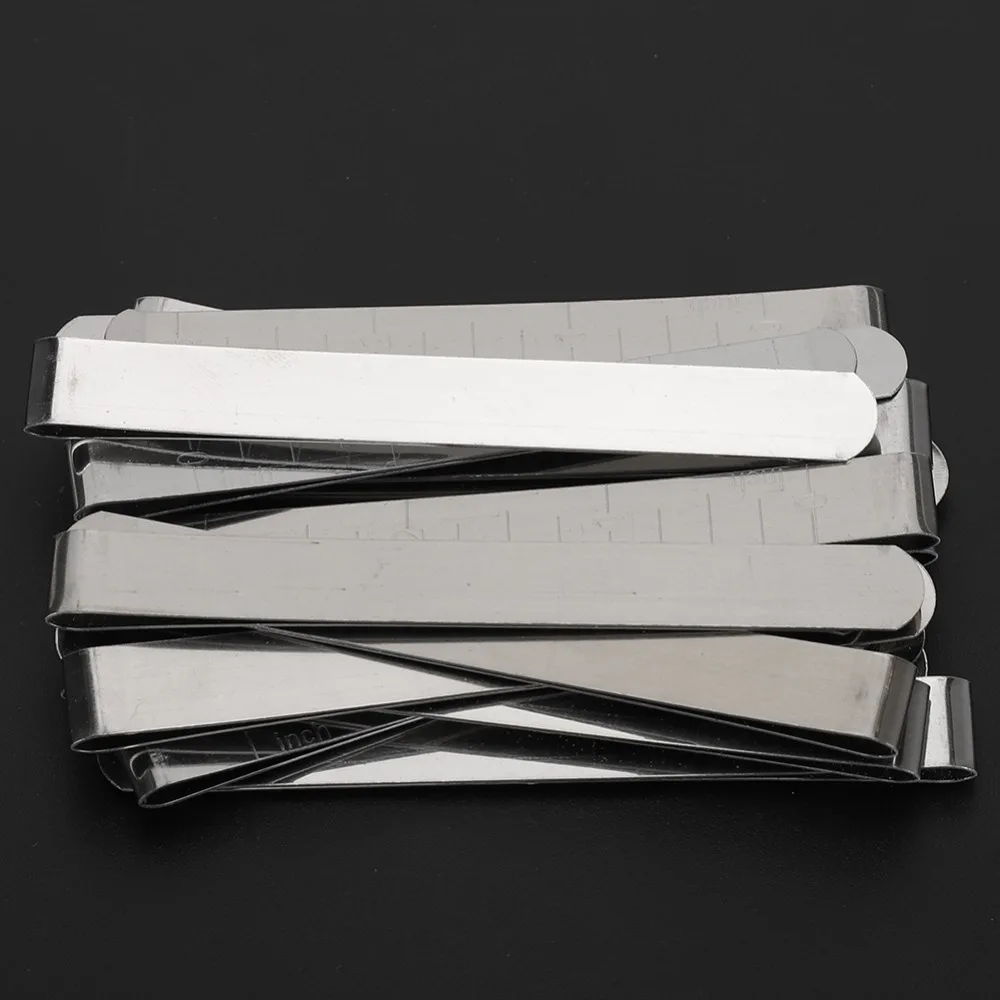 20pcs Durable Stainless Steel Hemming Clips Wide Opening 3-Inch Metal Sewing Accessories Quilting Supplies Fabric Folding