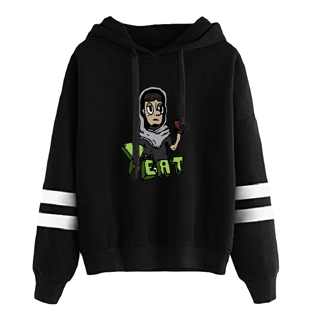 

2026 Yeat Hoodie Unisex Pocketless Parallel Bars Sleeve Sweatshirts Women Men Hoodies American Pop Rapper Hip Hop Clothes