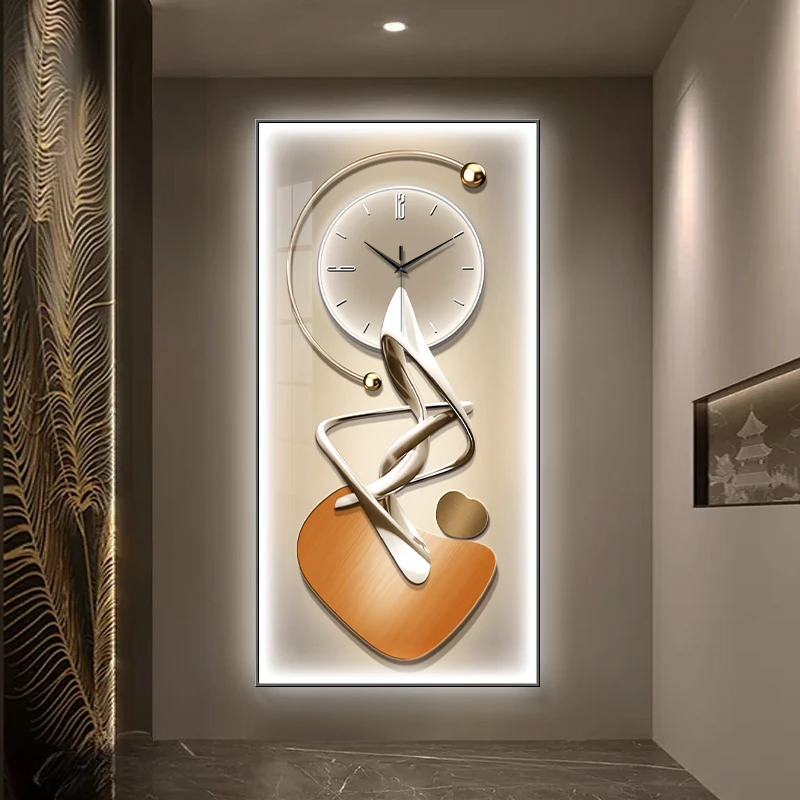 Interior Cute Wall Clocks Big Size Art Mural Led Luxury Living Room Cartoon Clock Wall Silent Relogio De Parede Home Decoration