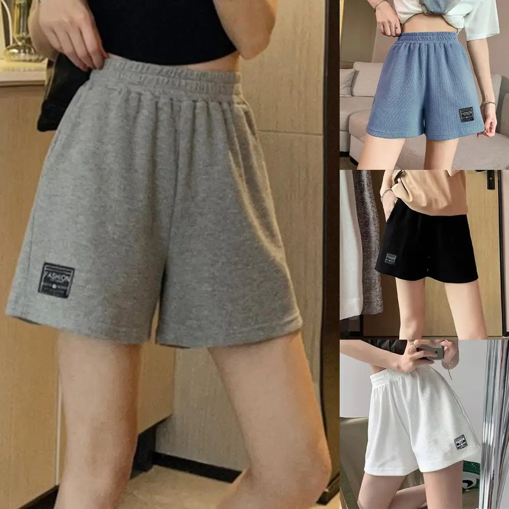 

Повседневная одежда Летние мероприятия Белые повседневные шорты Свободный крой Шорты с эластичной резинкой на талии Повседневные быстросохнущие 5-спандекс