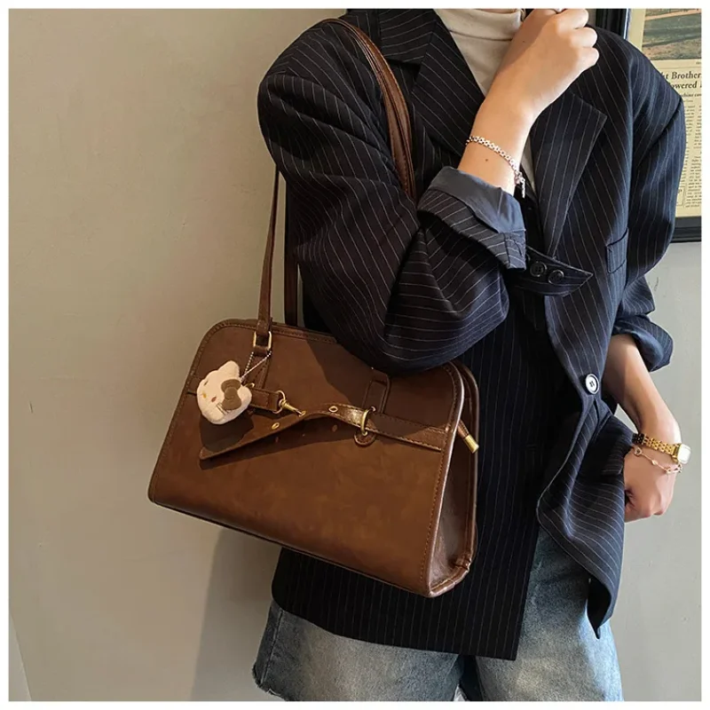 

2025 New Women's Tote Bag Retro Korean Backpack with Detachable Straps, Lightweight & Roomy for Commuting & College