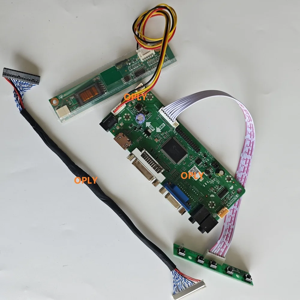 

Work for N141I3 N141I3-L02 N141I3-L03 1280x800 14.1" 30pin 1CCFL Controller Board VGA DVI HDMI-compatible LCD LED Screen DIY