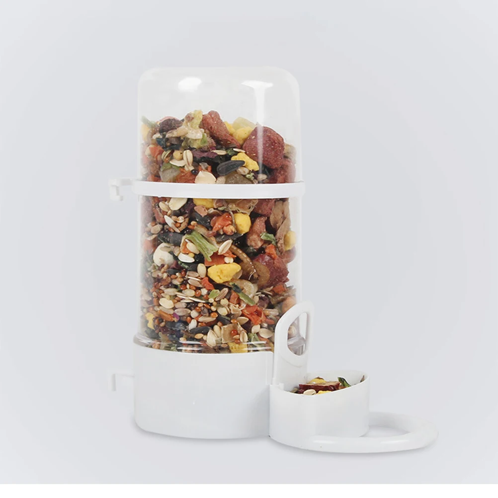 

Automatic Small Pets Food Dispenser Hamster Slow Animals Station Containers Transparent Pet Feeder Enough Capacity Save Time