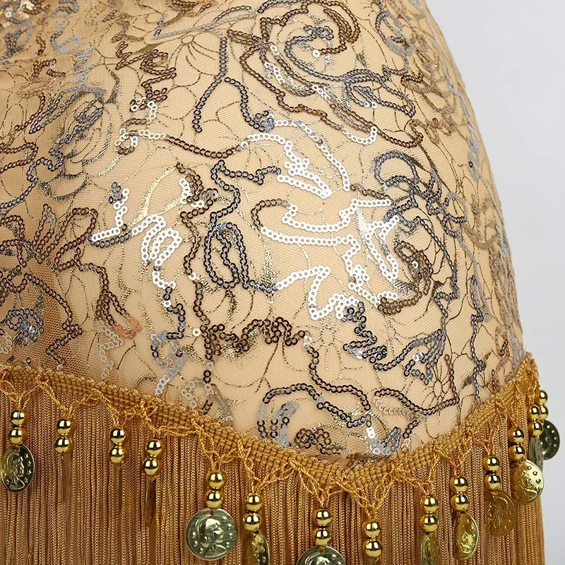 Accessoires de Costume professionnels de danse du ventre, pièces de monnaie de danse orientale, ceinture Triangle, écharpe de hanche pour femmes, vêtements féminins