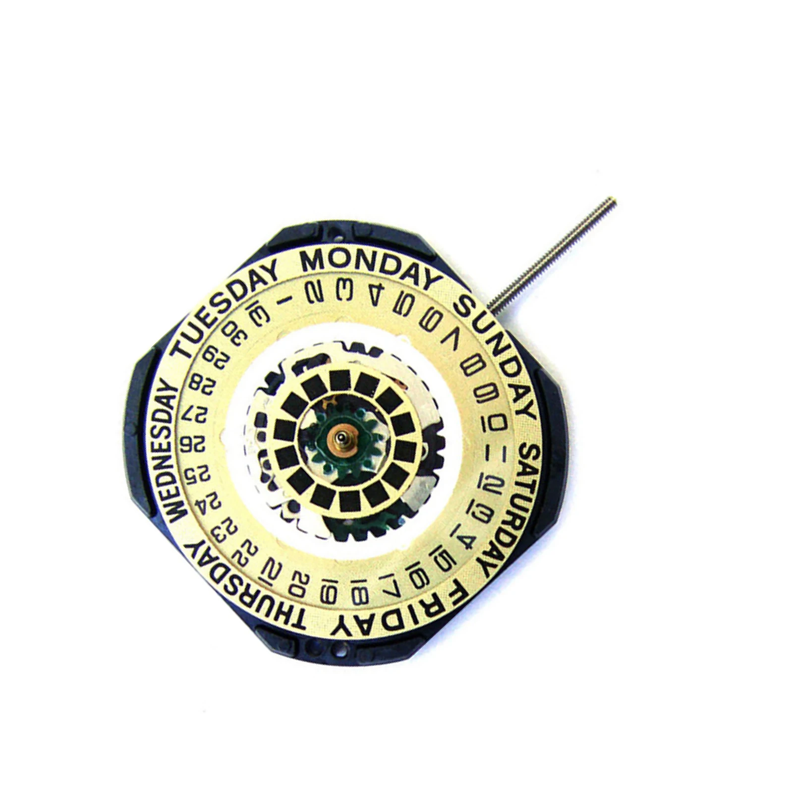 3 Hands VX44 Quartz Movement with Date & Day for VX44E Movement 11½ ‴ Date Day Display Watch Repair Accessories