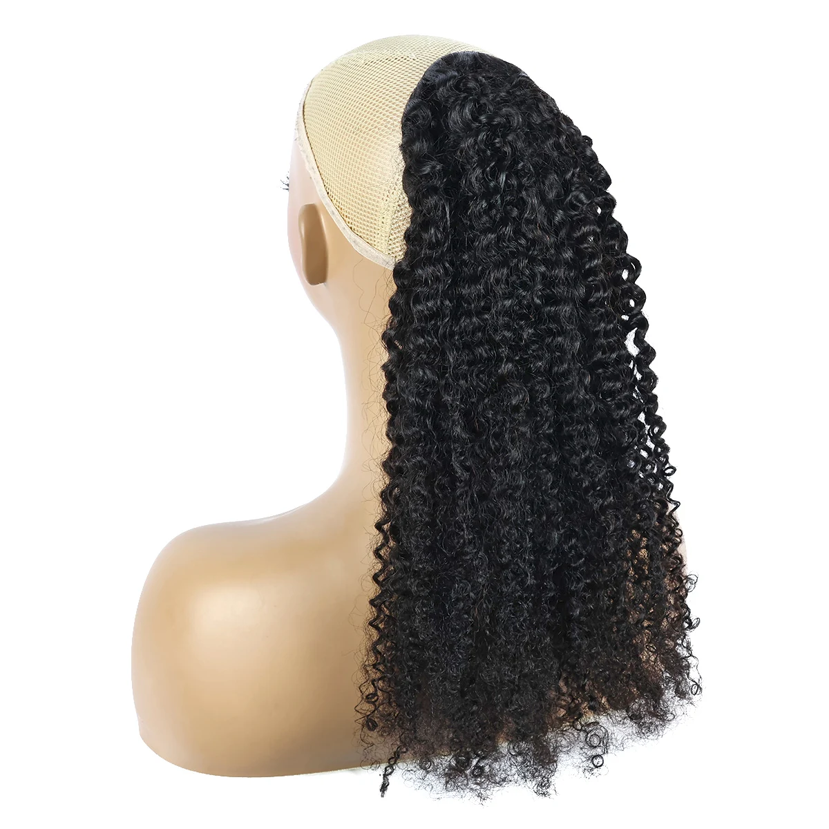 Ponytails Kinky Curly Human Hair Ponytails 100% Human Hair Afro kinky Human Hair Ponytails Remy Hair 10-26 inchesHairUGo