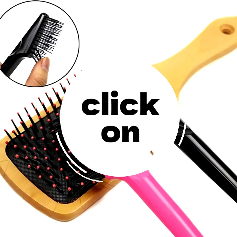 1 قطعة فرشاة شعر طقم أدوات تنظيف 2 في 1 فرش شعر تنظيف أداة فرشاة شعر منظف مشط تنظيف فرش للاستخدام المنزلي في الصالونات