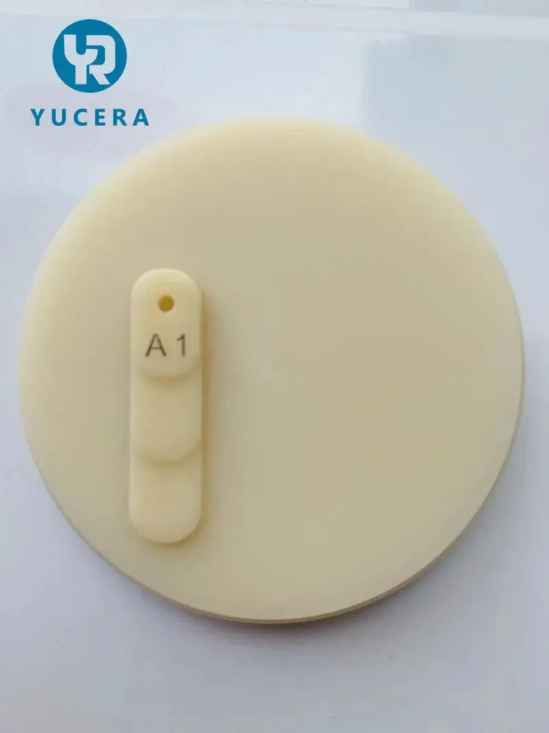 Yucera Dental resin materials 1PCS 98X10mm pmma dental 16 color PMMA blocks dental pmma blocks