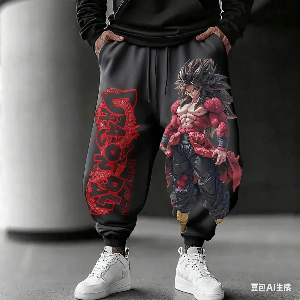 2026 Dragon Ball Men's Pants Sportswear Majin Buu Spring Autumn and Winter Japan Anime Jogger Pants Harajuku Fashion Trousers - view 4