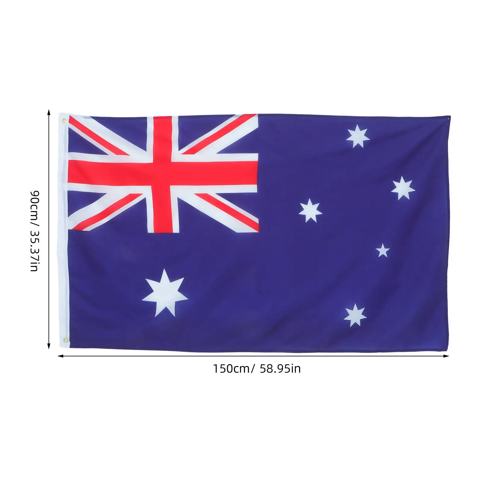 Australia Flag 3x5ft Waterproof Heavy Duty Outdoor Resistant Polyester Double Stitched National Flag Australia Decor Patio