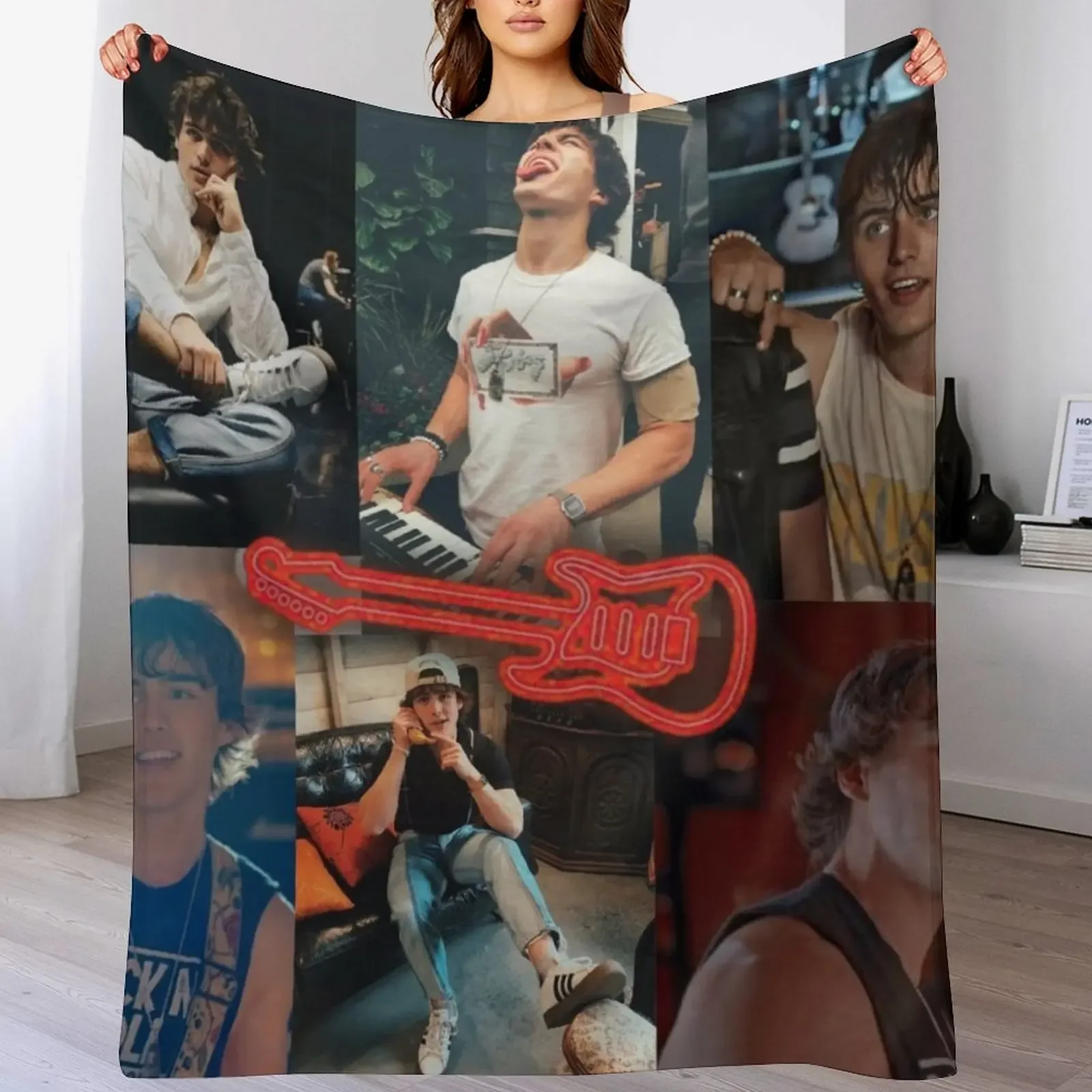 

College of Charlie Gillespie from JATP Throw Blanket Thermal warm for winter Cute Plaid Sofa Quilt Blankets