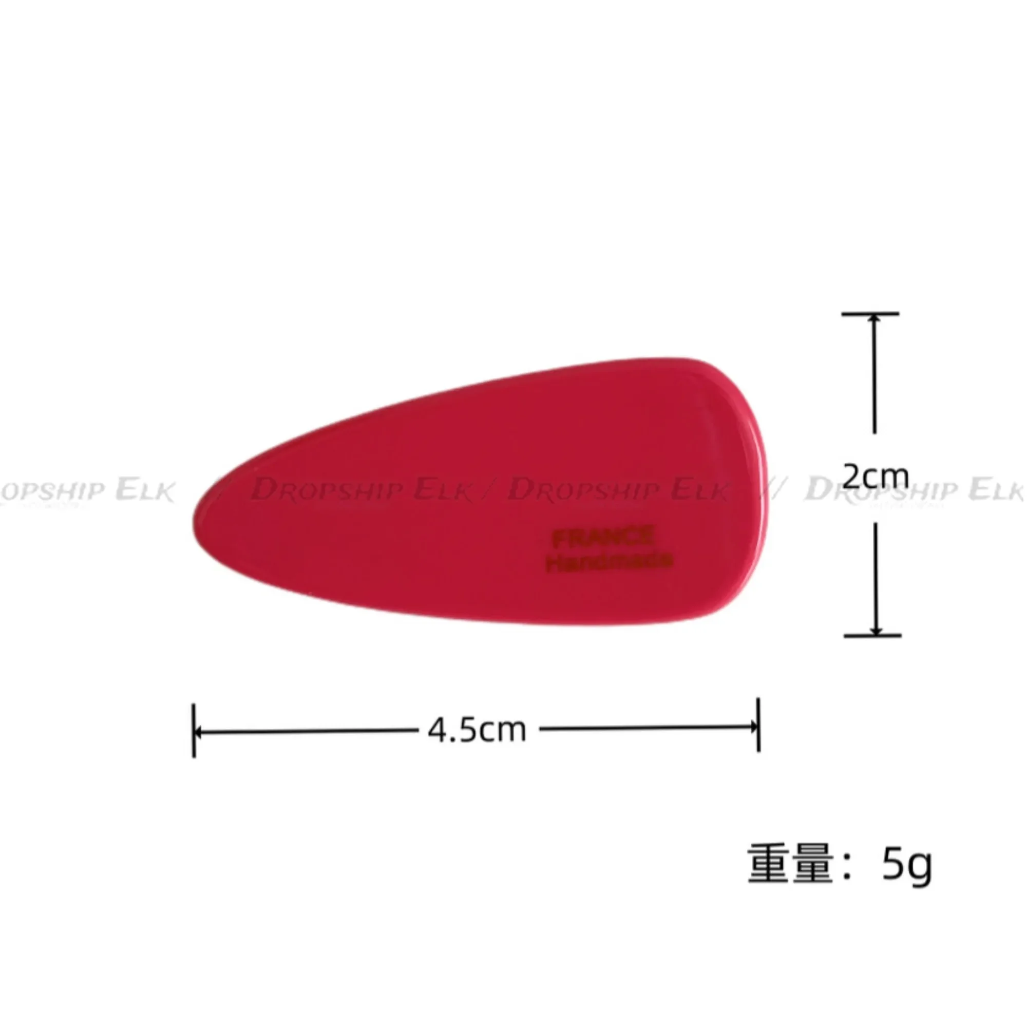 Novos grampos de cabelo bonitos acetato pequenos presilhas geométricas simples cor pastel grampos de cabelo coreano ins acessórios femininos pinos laterais