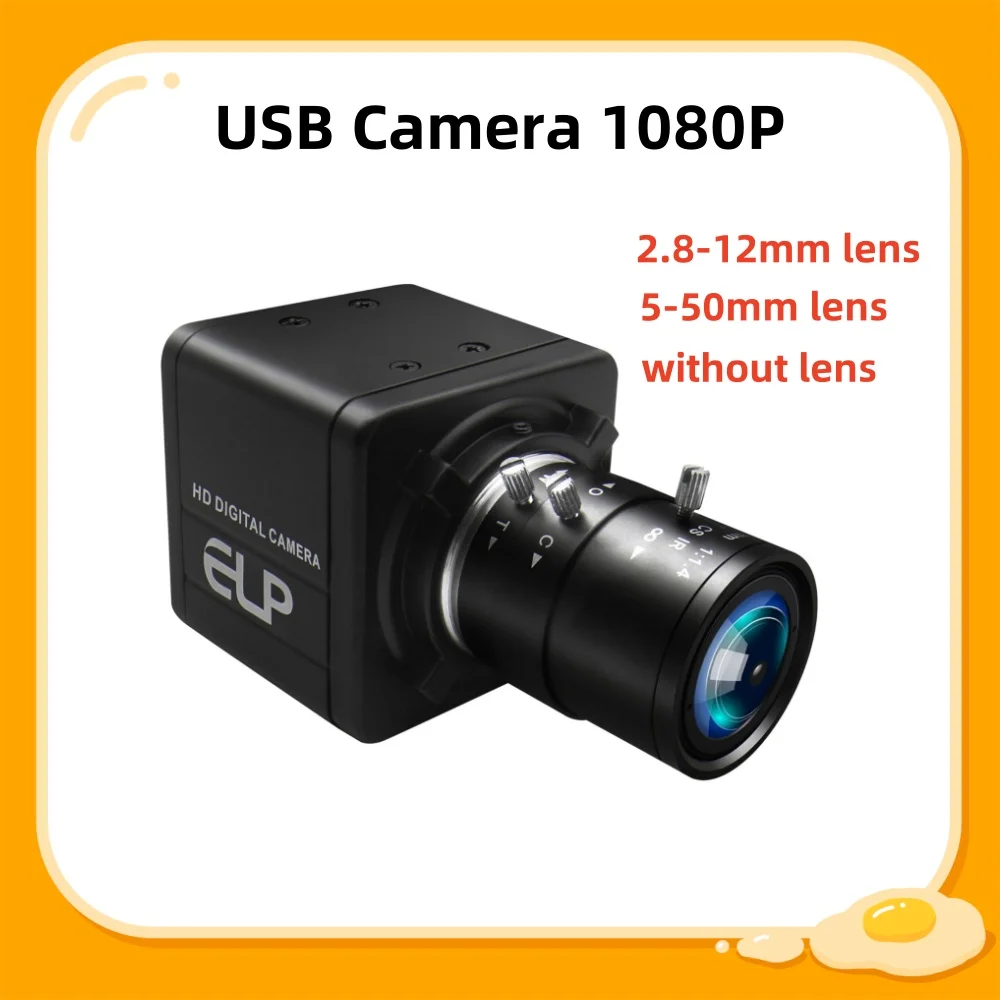 SVPRO 1080P USB Camera High Speed 100fps USB Webcam with CS Varifocal Lens Optical Zoom Camera for Video Conference