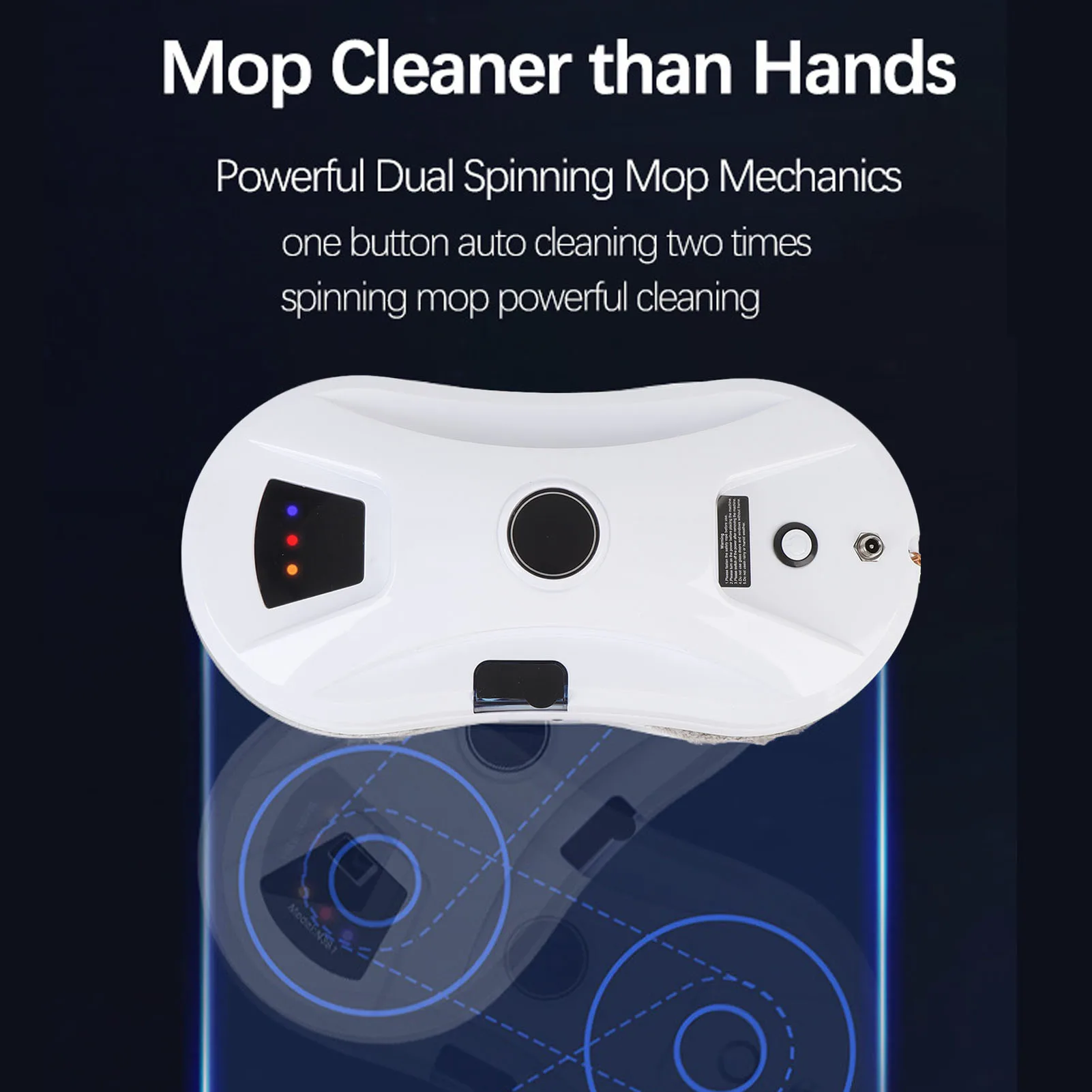 روبوت تنظيف النوافذ 2800Pa كشف الحواف AI تخطيط الممر الذكي منظف النوافذ الذكي للاستخدام المنزلي التجاري