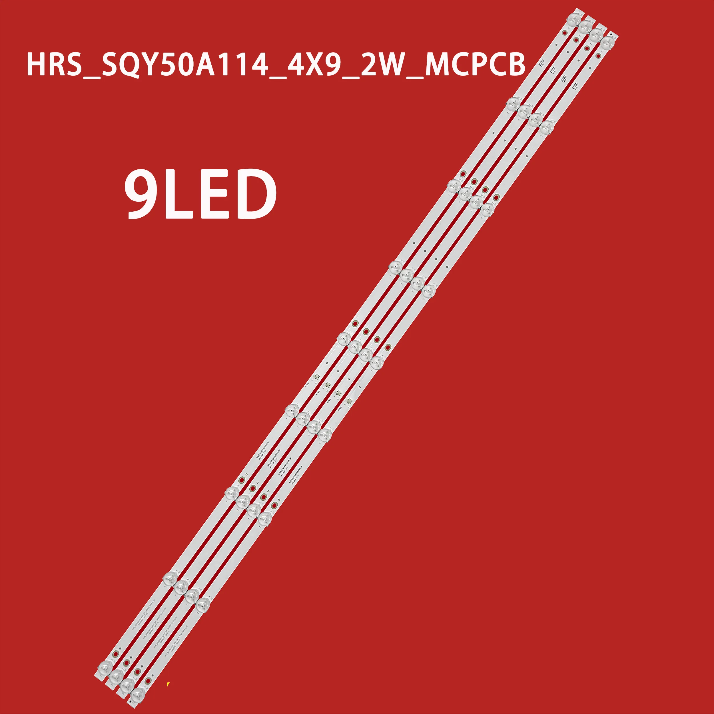 4 sztuki LED AE0110540 godzin SQY50A114 4x9 2W MCPCB 12mm V2 NVR 8060 504 k2s SMA N KROMS linia KS500SM4K RLDED5098 B UHD PLED5042 B UHD