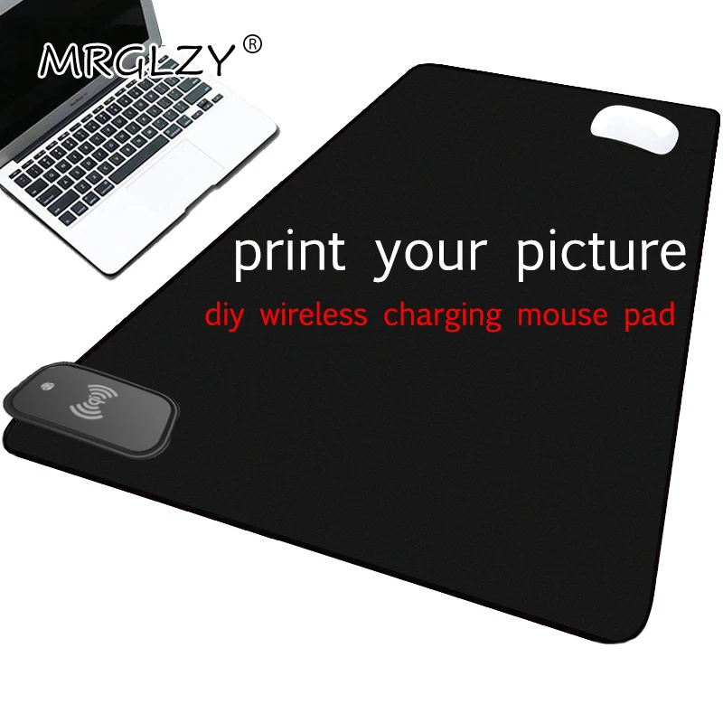 Diy Wireless Charging Mouse Pad Print Your Picture Pc Gamer Complete Computer Mat Gamer Rug Customize Gaming Setup Table Pads